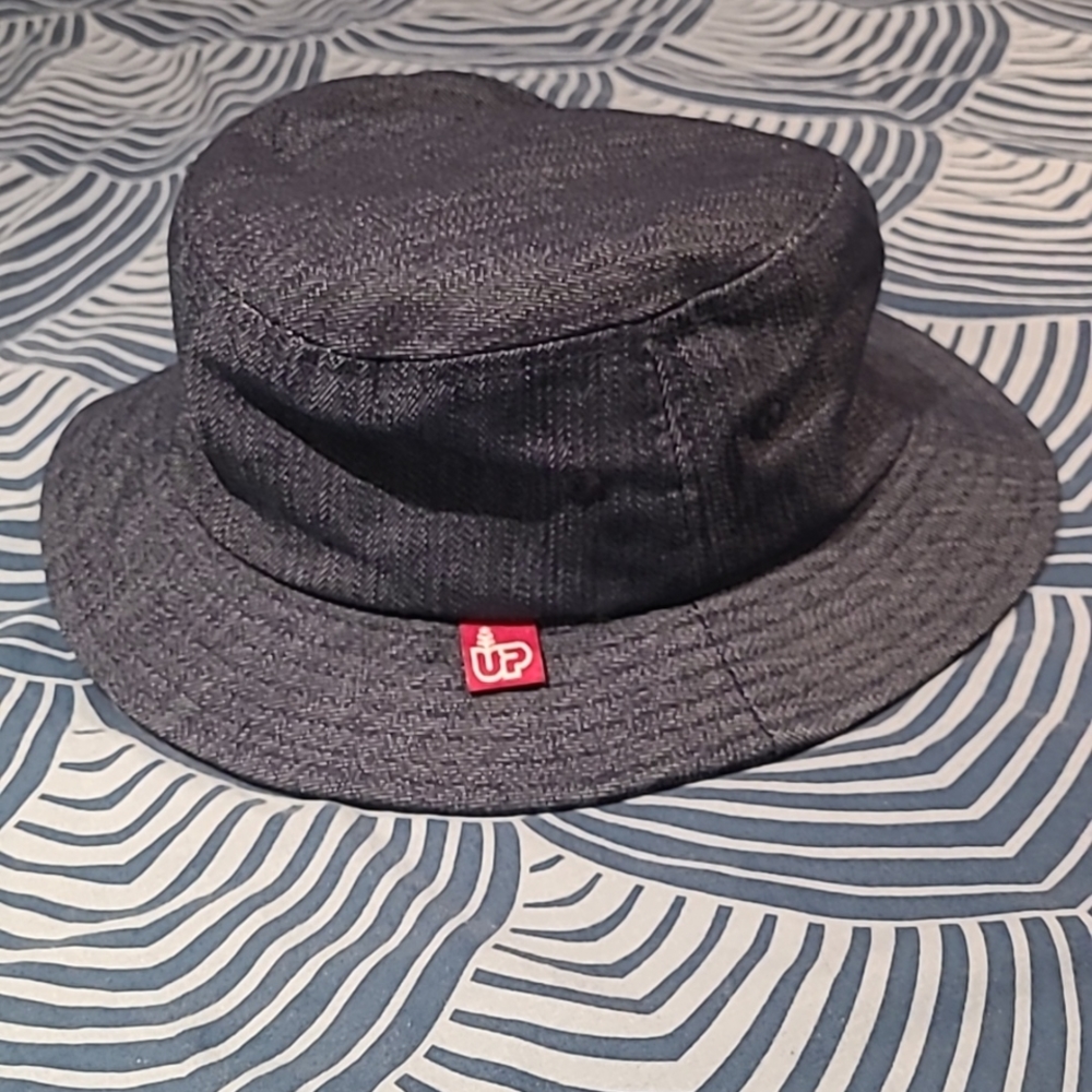 Unisex UP Denim Bucket Hat in size small/medium